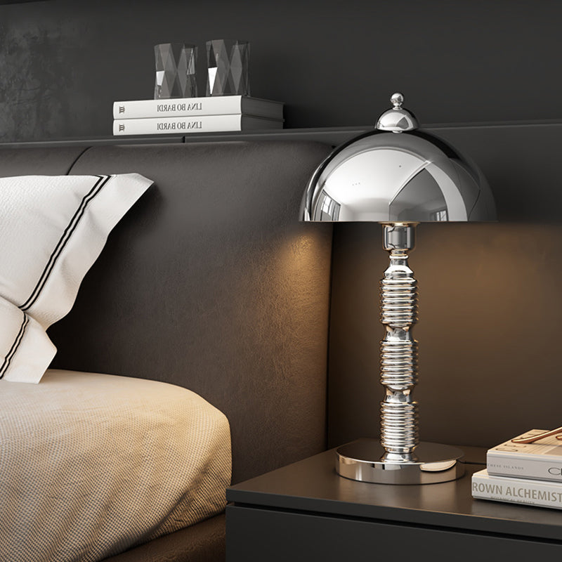 Half Round Column Iron Table Lamp