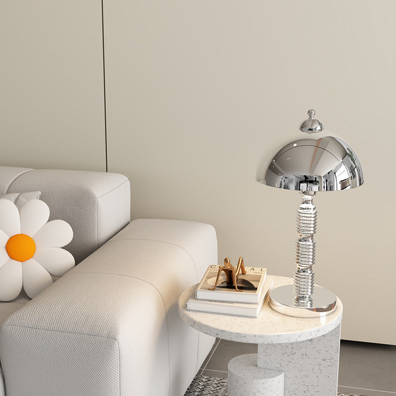 Half Round Column Iron Table Lamp