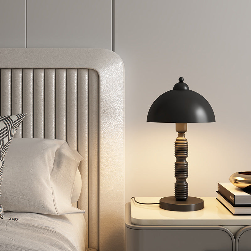 Half Round Column Iron Table Lamp