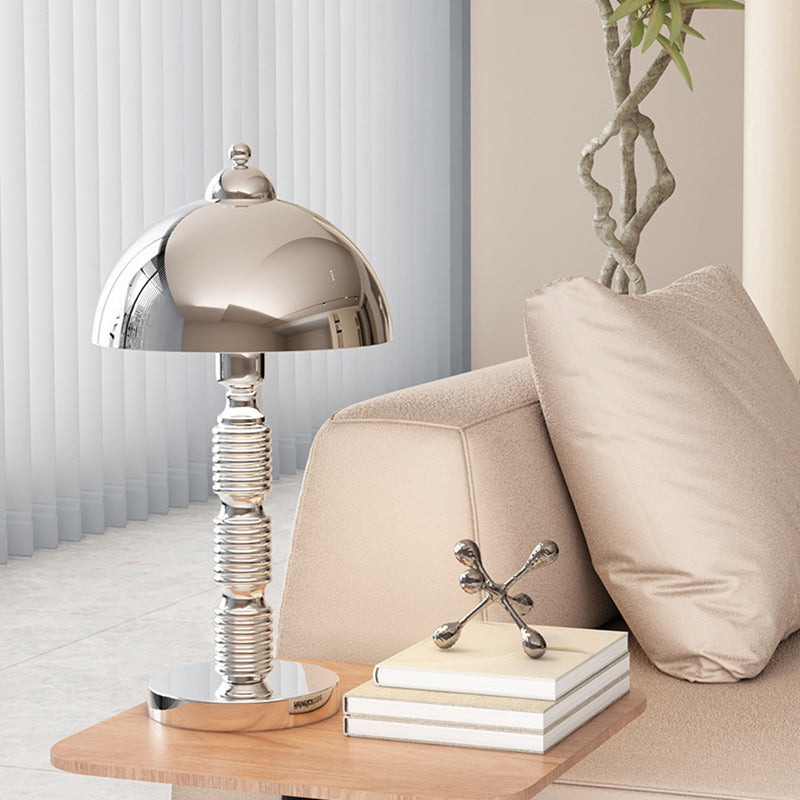 Half Round Column Iron Table Lamp