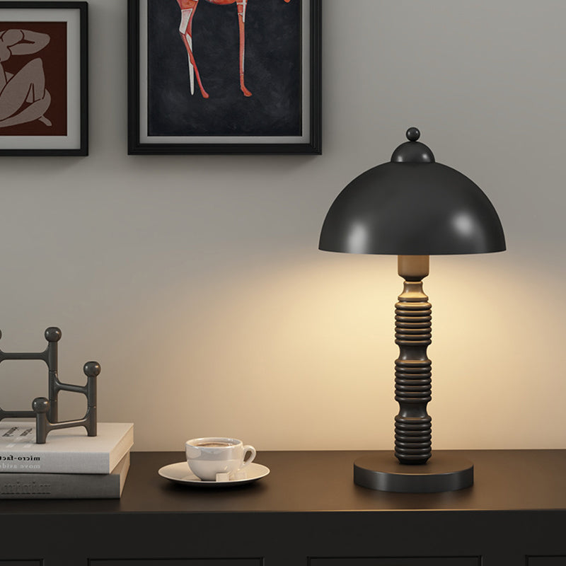 Half Round Column Iron Table Lamp