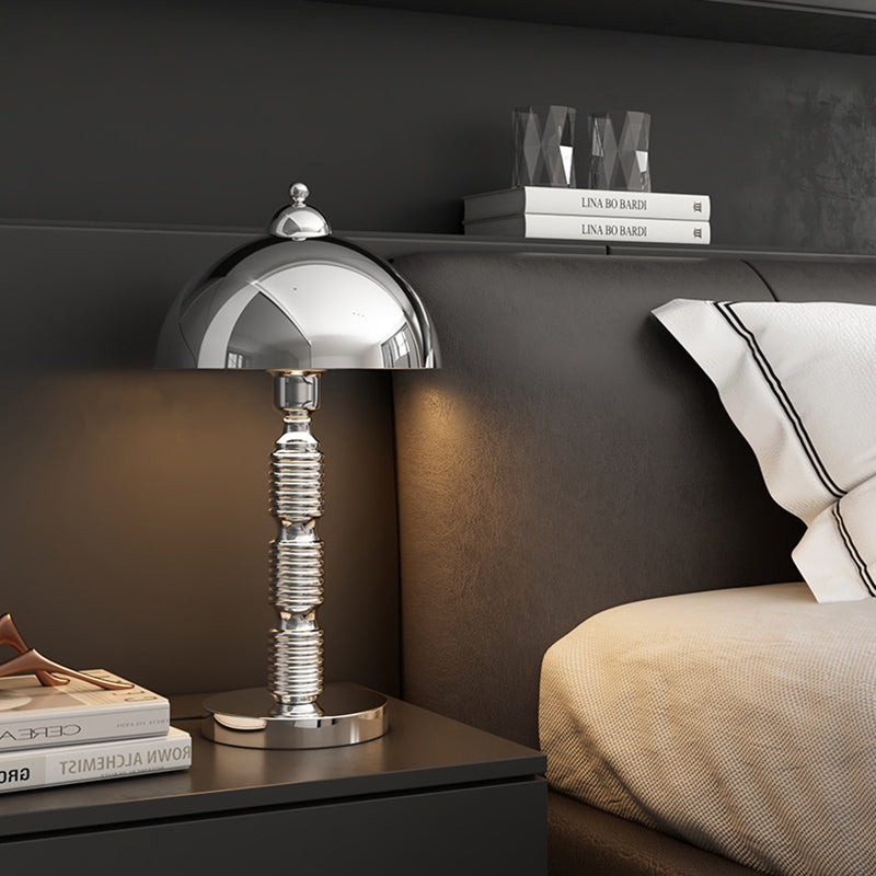 Half Round Column Iron Table Lamp