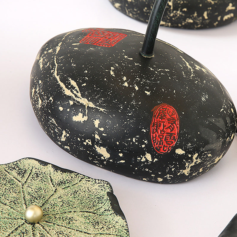 Small Lotus Round Resin Floor Lamp