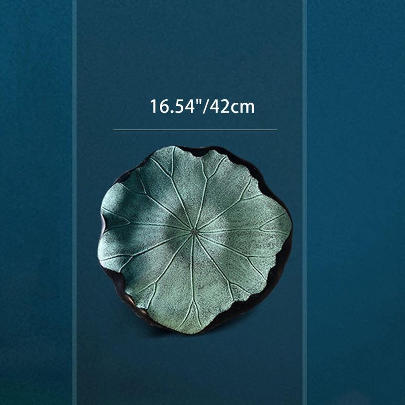 Round Lotus Flower Resin Floor Lamp