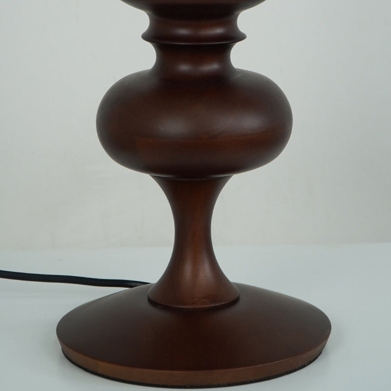 Crushed Flower Round Orb Table Lamp