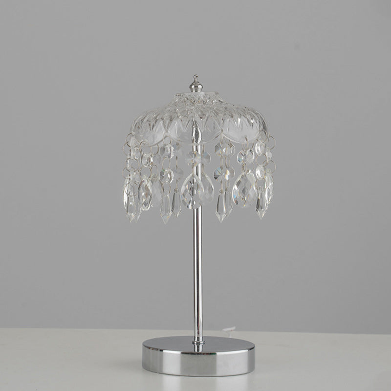 Branch Round Crystal Iron Table Lamp