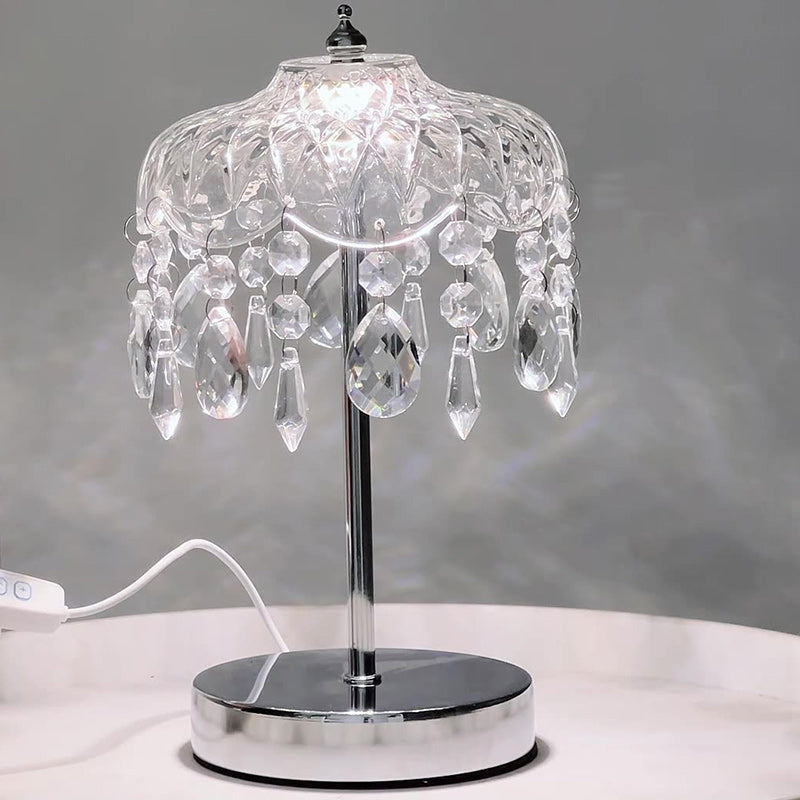 Branch Round Crystal Iron Table Lamp