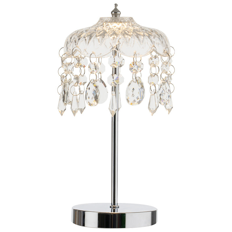 Branch Round Crystal Iron Table Lamp