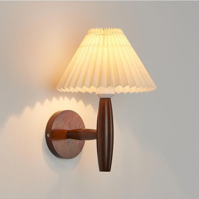 Pleated Umbrella Column Pleated Wall Lamp