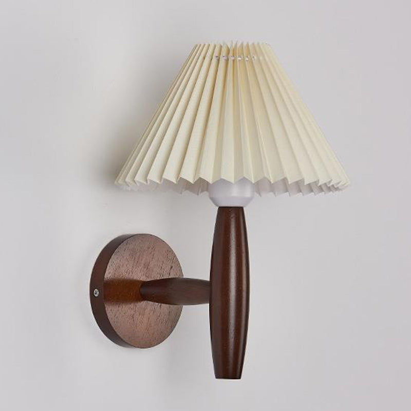 Pleated Umbrella Column Pleated Wall Lamp