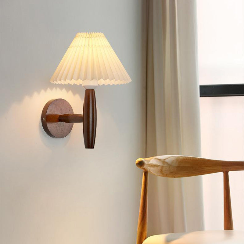 Pleated Umbrella Column Pleated Wall Lamp