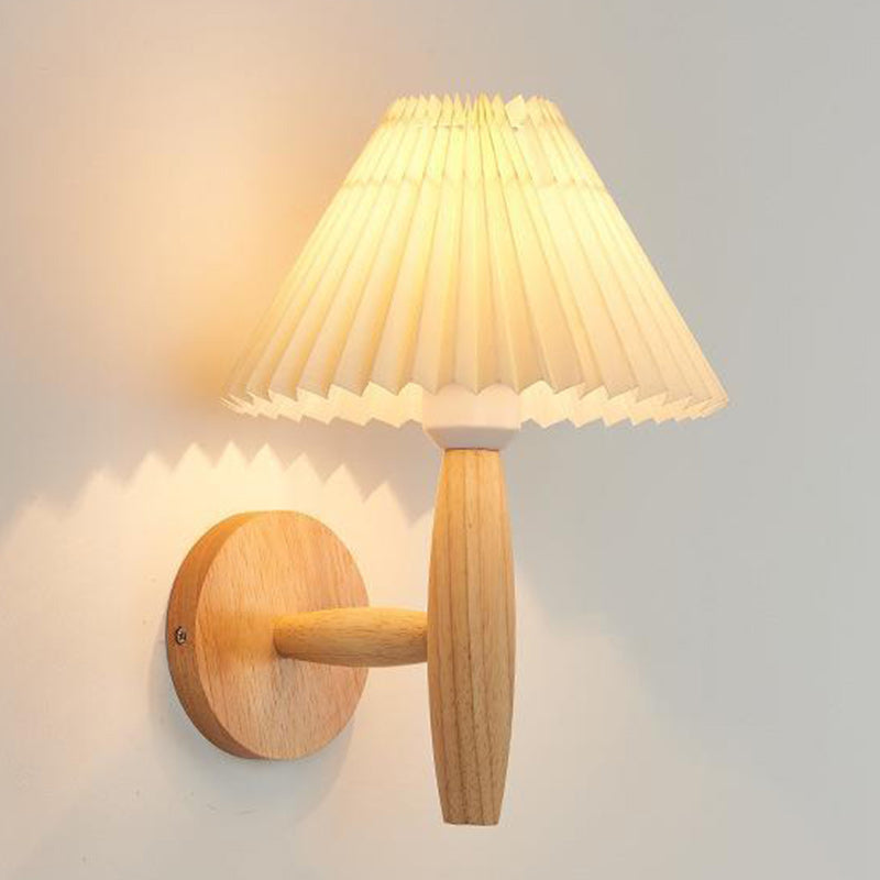 Pleated Umbrella Column Pleated Wall Lamp