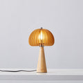Pumpkin Tapered Solid Wood Table Lamp