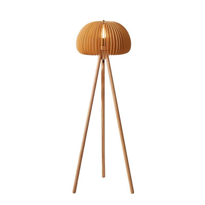 Pumpkin Triangle Support Solid Floor Lamp