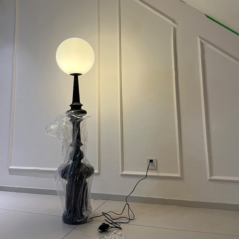 Roman Column Round Acrylic Floor Lamp
