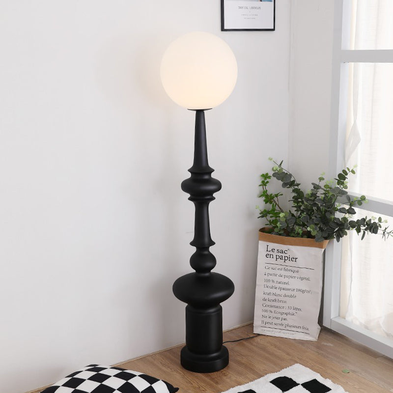 Roman Column Round Acrylic Floor Lamp
