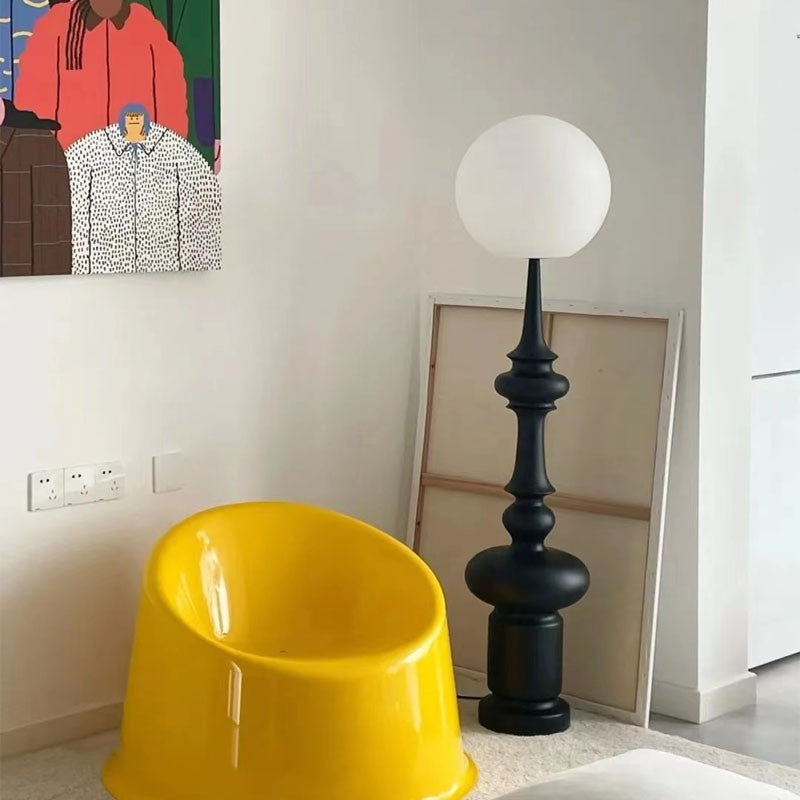 Roman Column Round Acrylic Floor Lamp