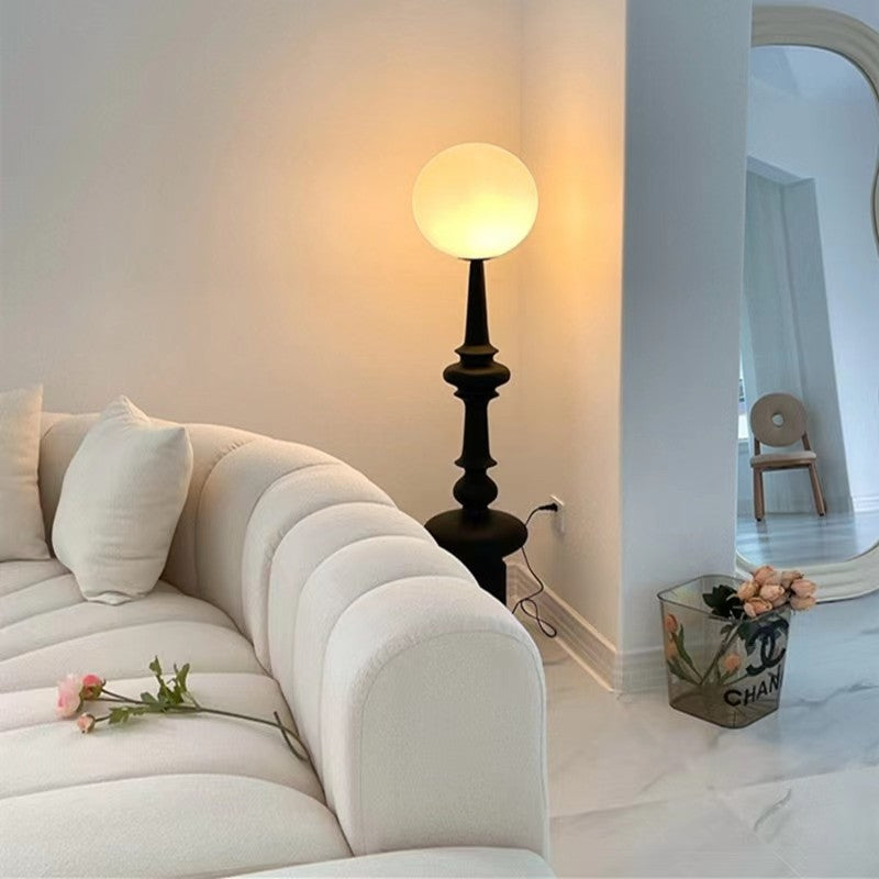 Roman Column Round Acrylic Floor Lamp