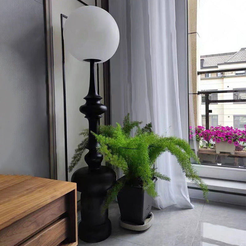 Roman Column Round Acrylic Floor Lamp
