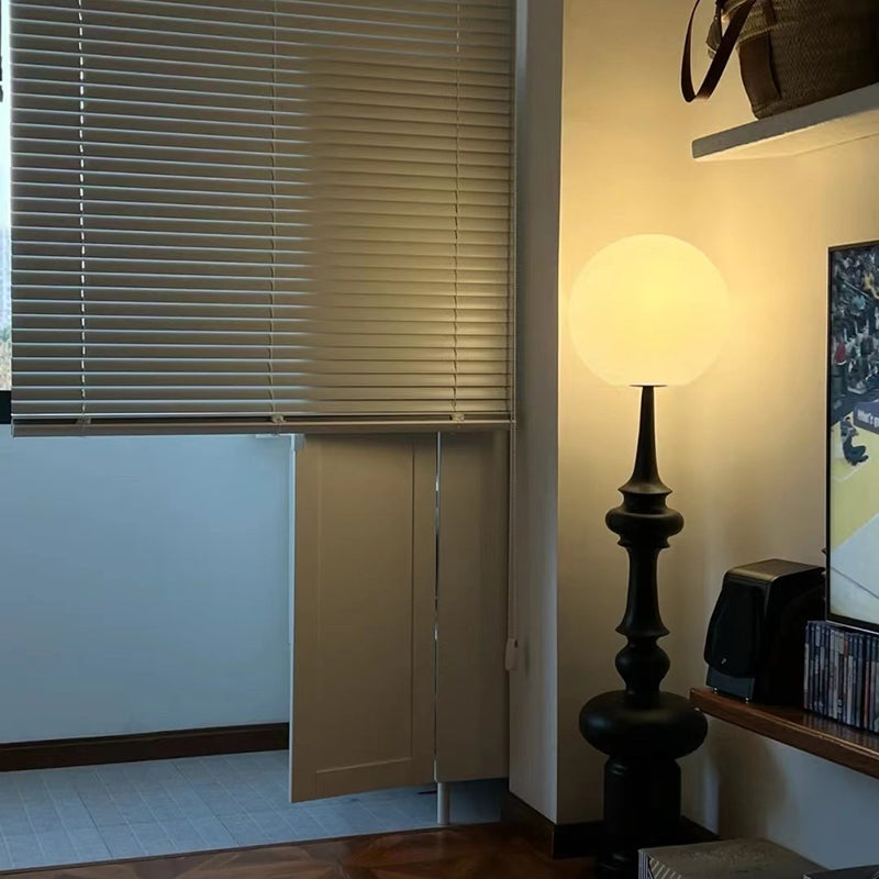 Roman Column Round Acrylic Floor Lamp