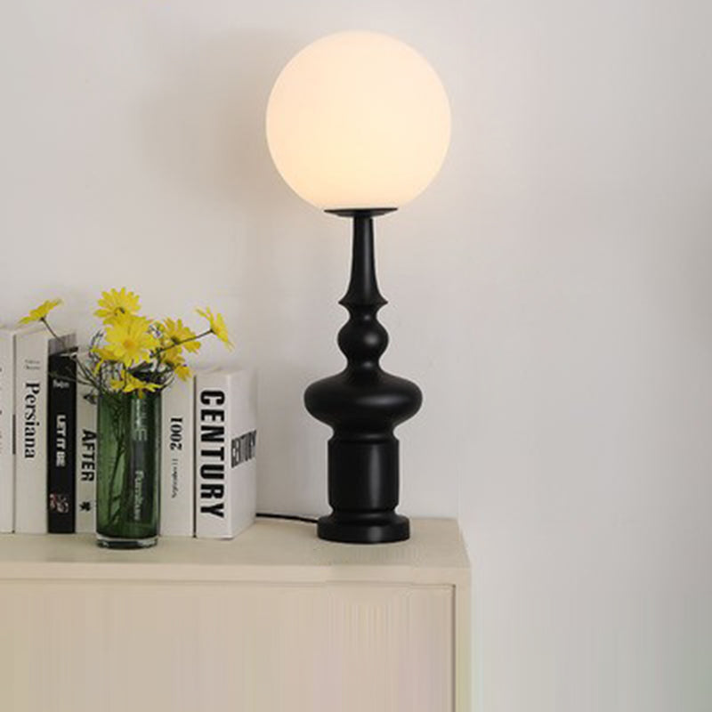 Roman Column Orb Acrylic Table Lamp