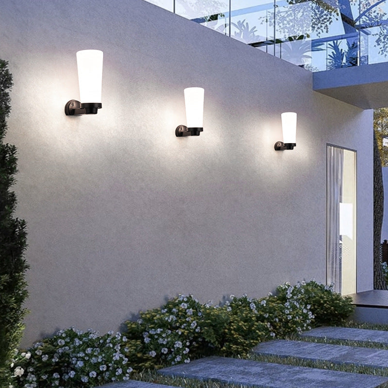 Flower Cone Square Cylinder Outdoor Light
