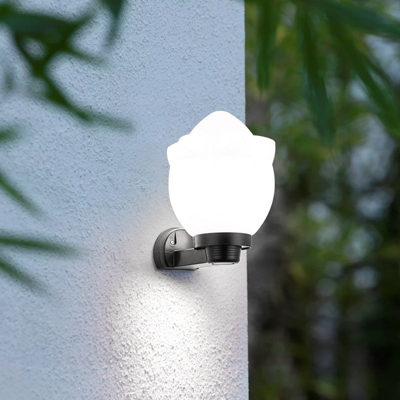 Flower Cone Square Cylinder Outdoor Light