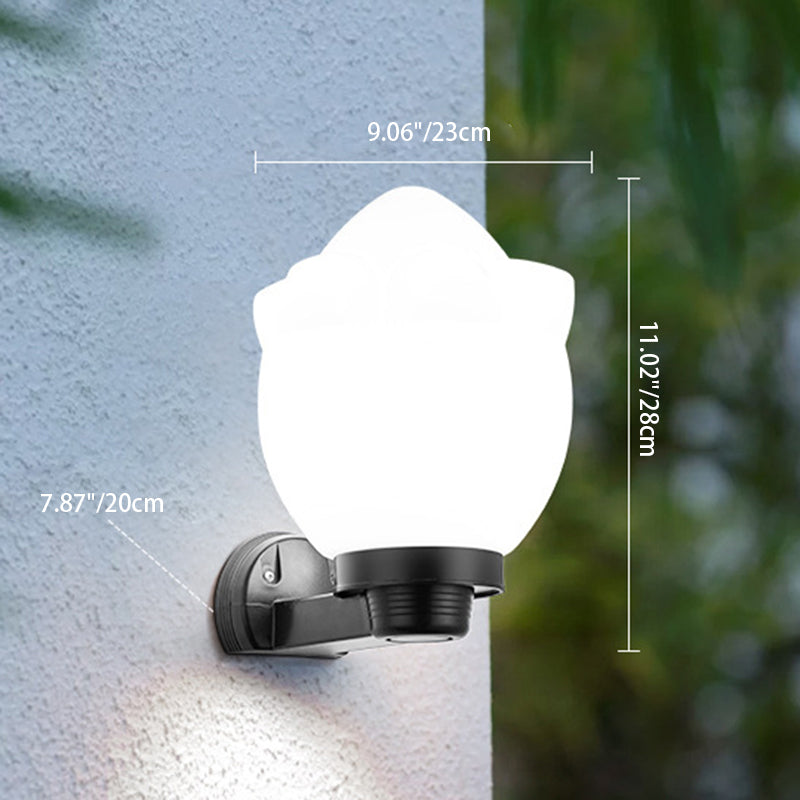 Flower Cone Square Cylinder Outdoor Light