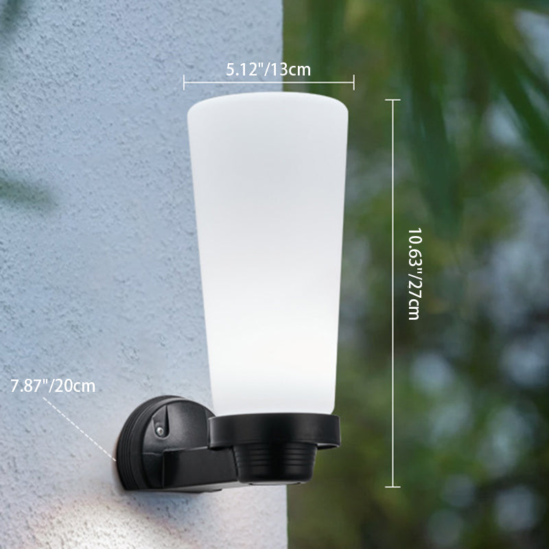 Flower Cone Square Cylinder Outdoor Light