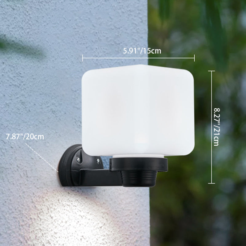 Flower Cone Square Cylinder Outdoor Light