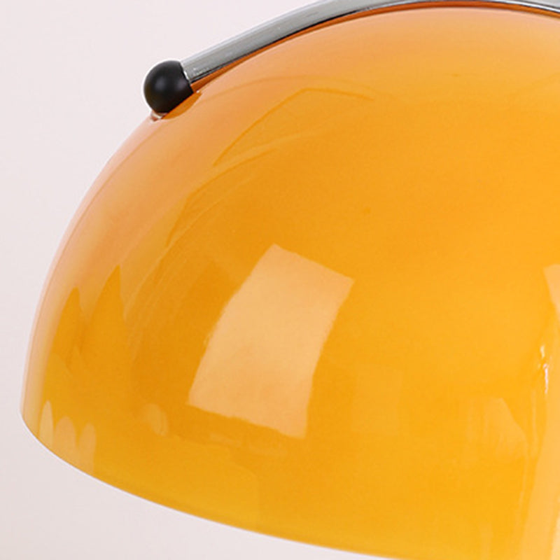 Semicircle Curved Round Glass Table Lamp