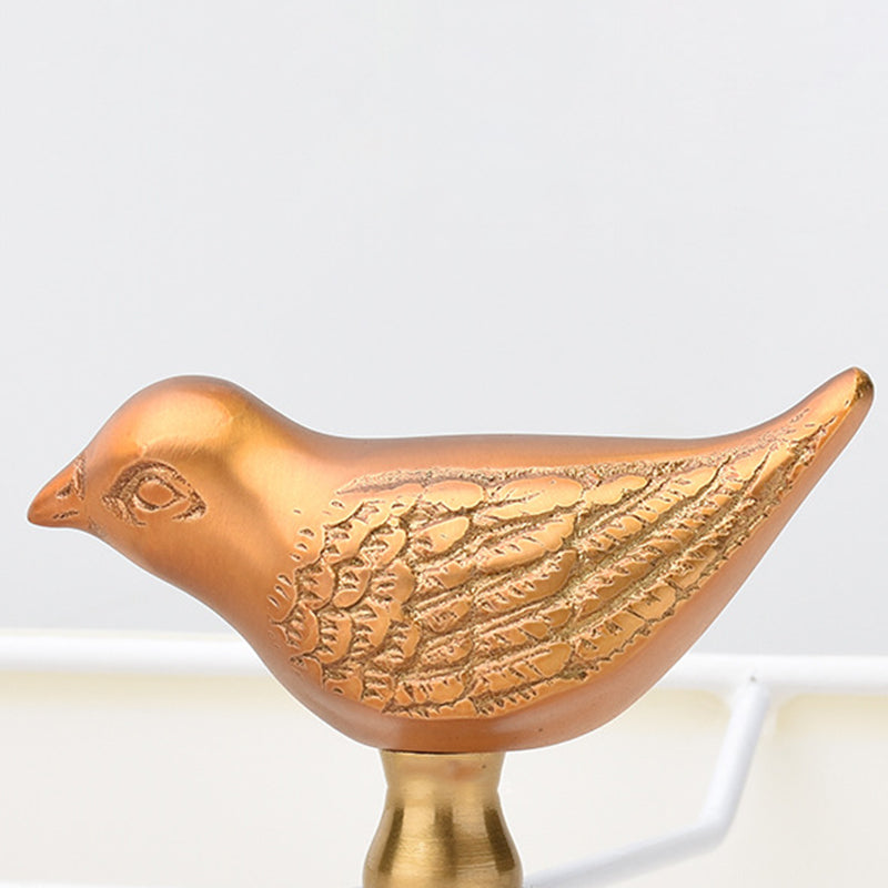 Square Bird Round Fabric Table Lamp