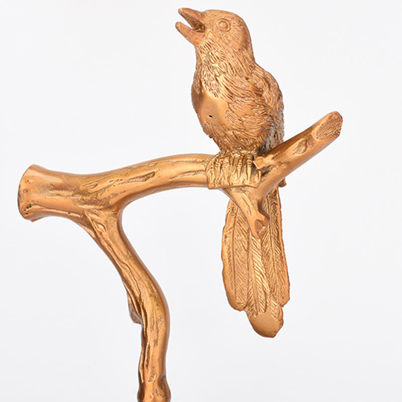 Square Bird Round Fabric Table Lamp