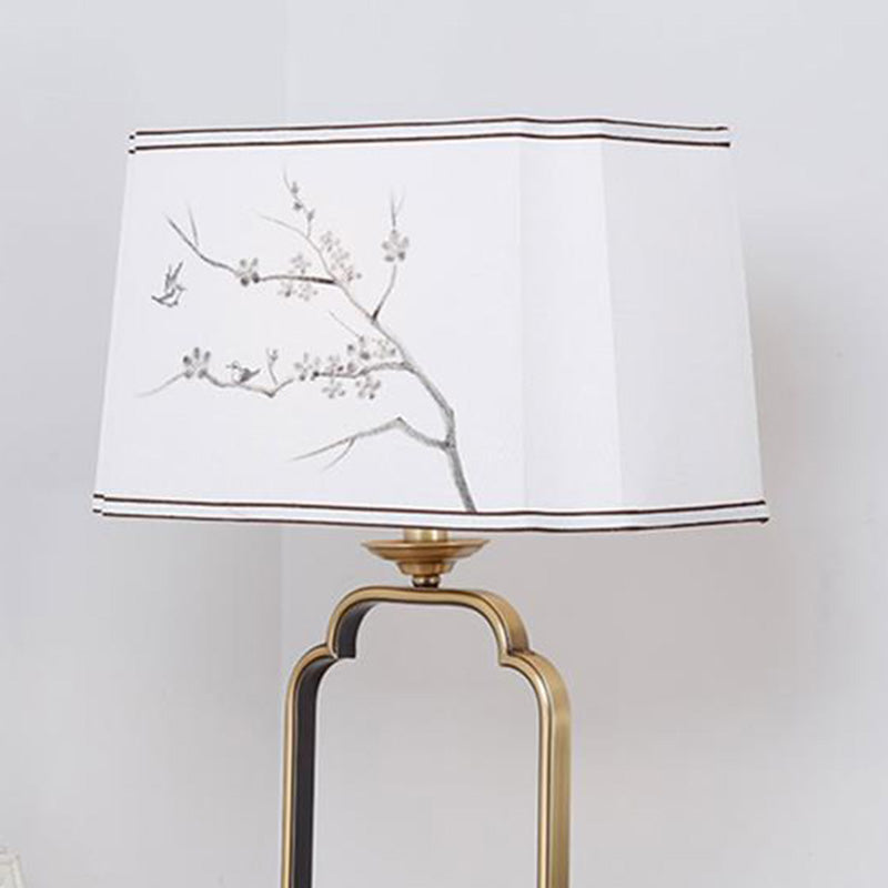 Square Round Tree Leaf Table Lamp