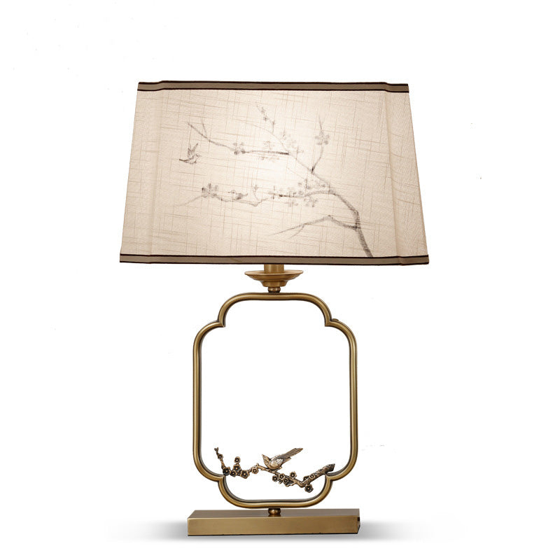 Square Round Tree Leaf Table Lamp