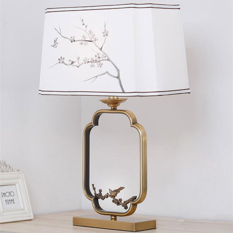 Square Round Tree Leaf Table Lamp