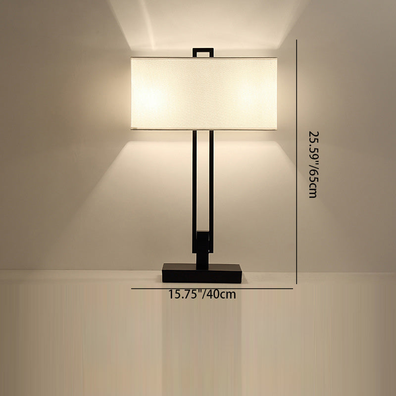 Square Round Straight Line Table Lamp