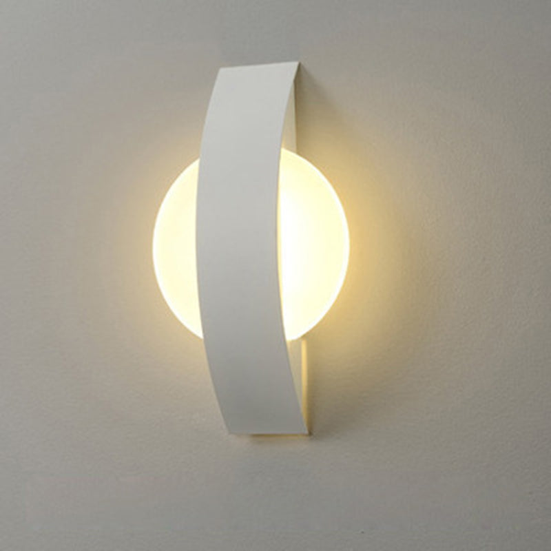 Curved Square Round Acrylic Wall Lamp