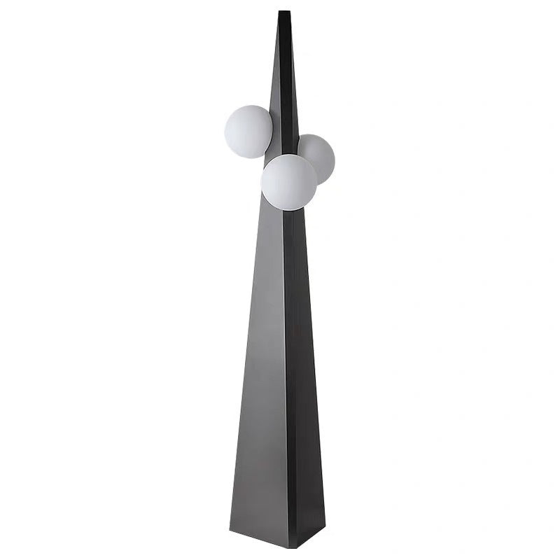Triangle Cone 3-Light Floor Lamp