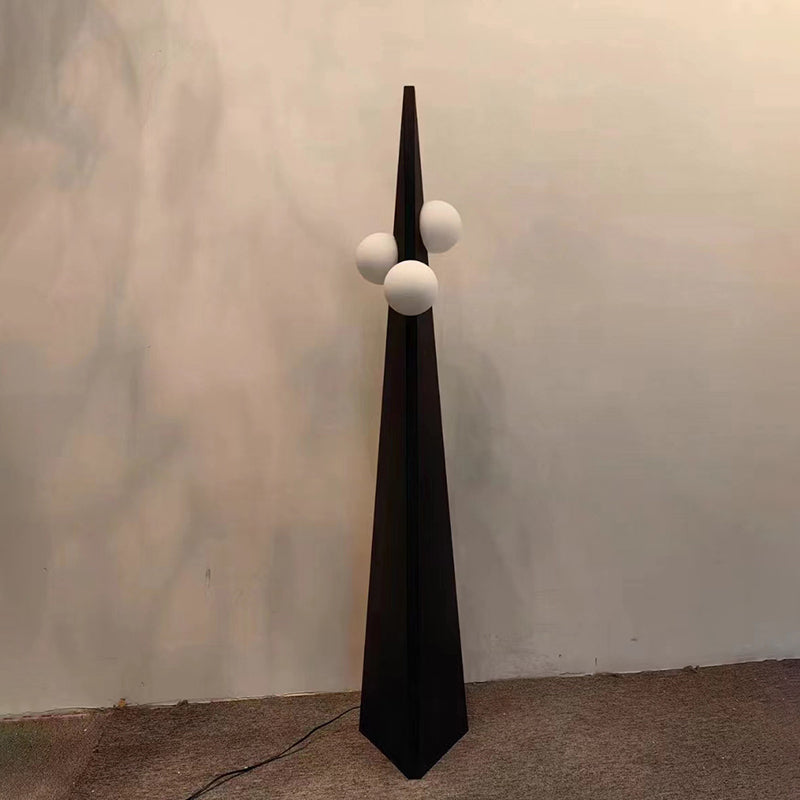 Triangle Cone 3-Light Floor Lamp