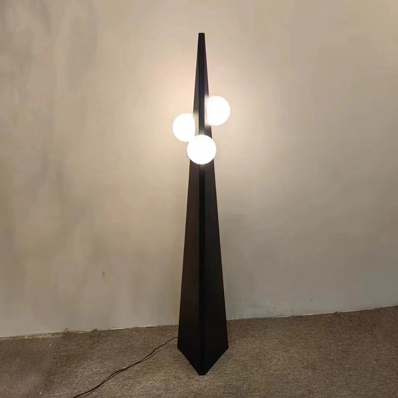 Triangle Cone 3-Light Floor Lamp