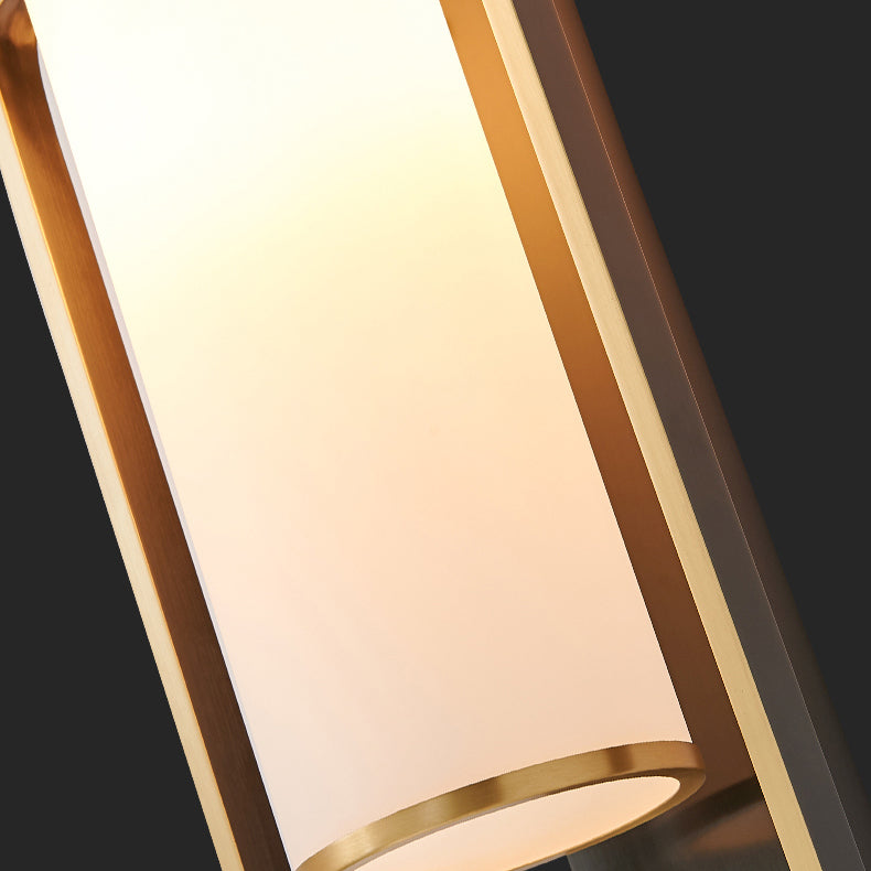 Cylinder Square Flower Deer Wall Lamp
