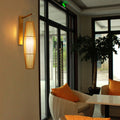 Cylinder Round PVC Wood Wall Lamp