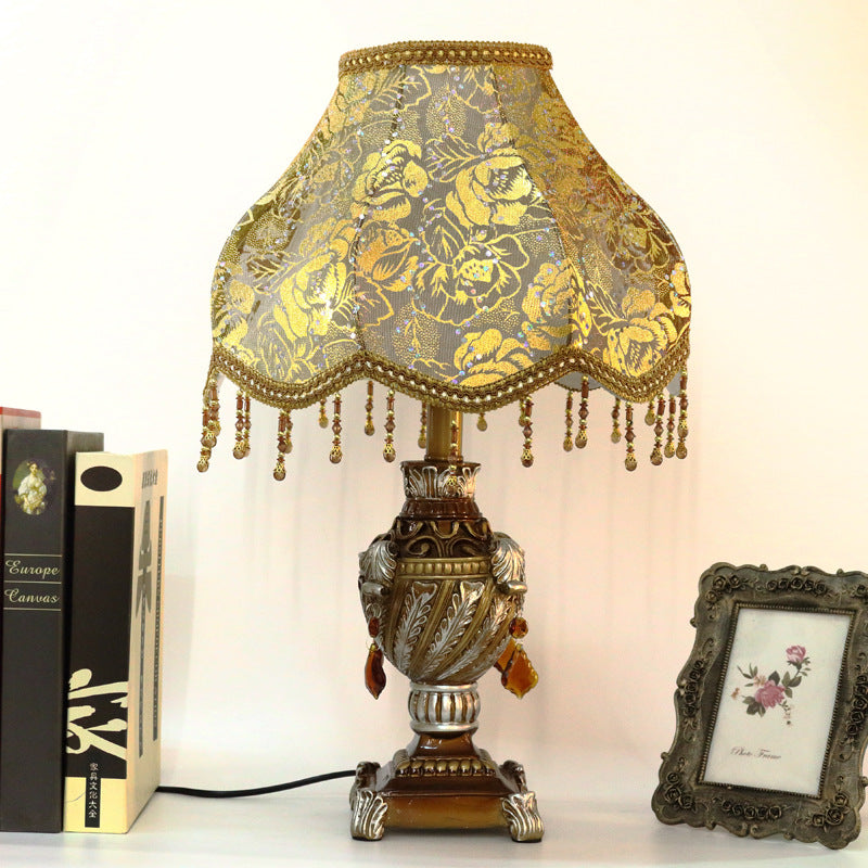 Cone Round Square Fabric Table Lamp