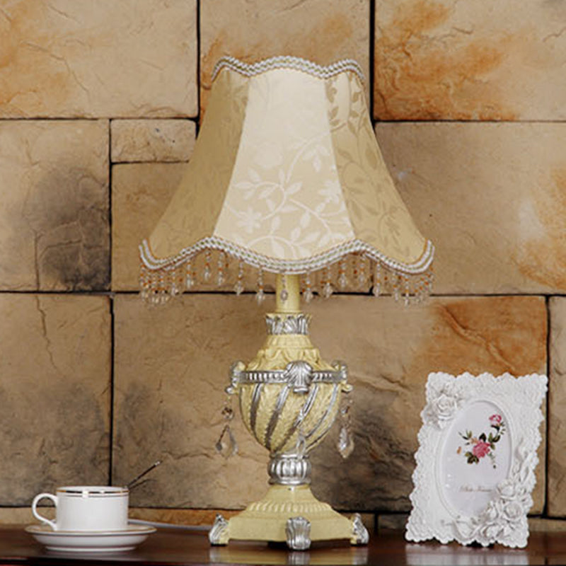 Cone Round Square Fabric Table Lamp
