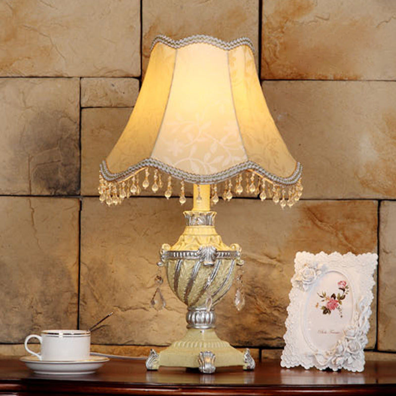 Cone Round Square Fabric Table Lamp