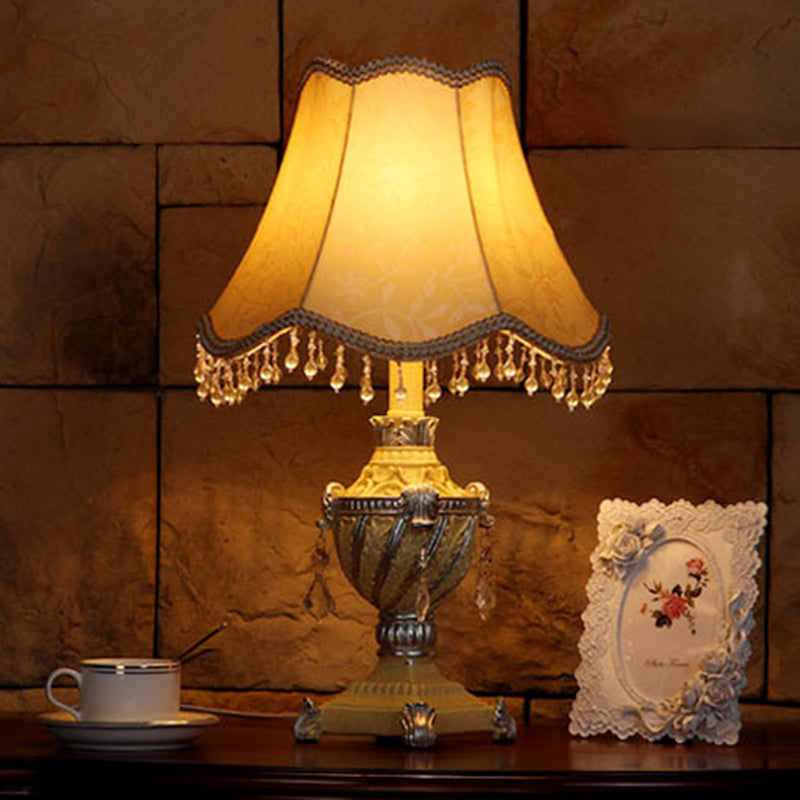 Cone Round Square Fabric Table Lamp