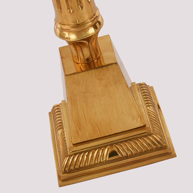 Tassel Round Square Fabric Table Lamp
