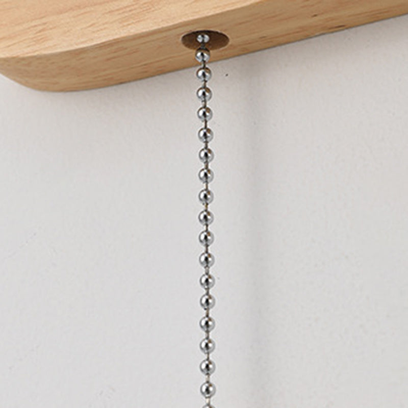 Planet Column Glass Oak Wall Lamp