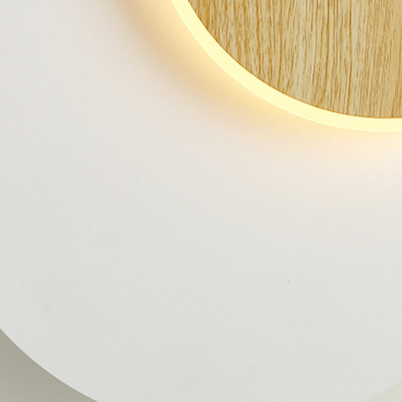 Round Square Acrylic Iron Wall Lamp
